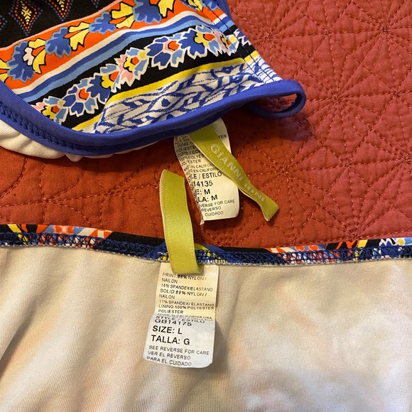 Gianni Bini swim suit - md top, lg bottom - Picture 3 of 3